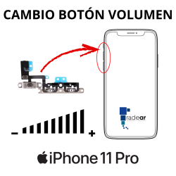 Cambio boton volumen iPhone 11 Pro