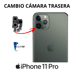 Cambio camara trasera iPhone 11 Pro
