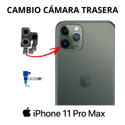 Cambio camara trasera iPhone 11 Pro Max