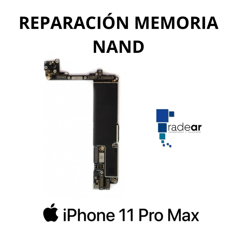Reparación memoria NAND iPhone 11 Pro Max