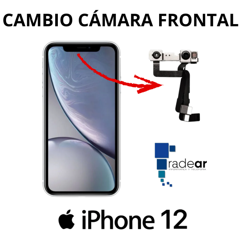 Cambio camara frontal iPhone 12