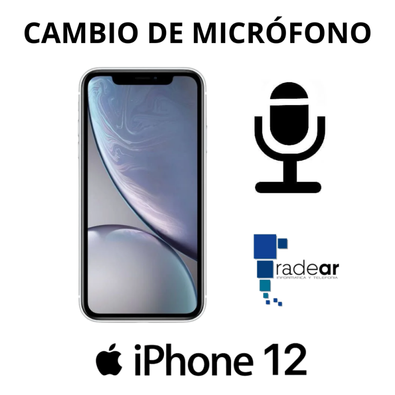 Cambio de micrófono iPhone 12