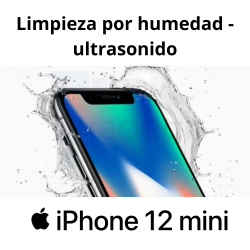 Limpieza por humedad - ultrasonido iPhone 12 mini