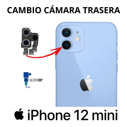 Cambio camara trasera iPhone 12 mini