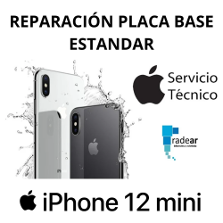 Reparación Placa base estandar iPhone 12 mini
