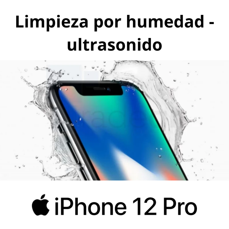 Limpieza por humedad - ultrasonido iPhone 12 Pro