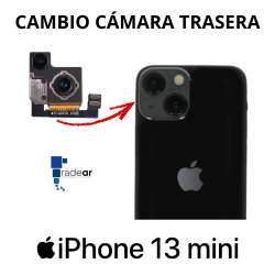 Cambio camara trasera iPhone 13 mini