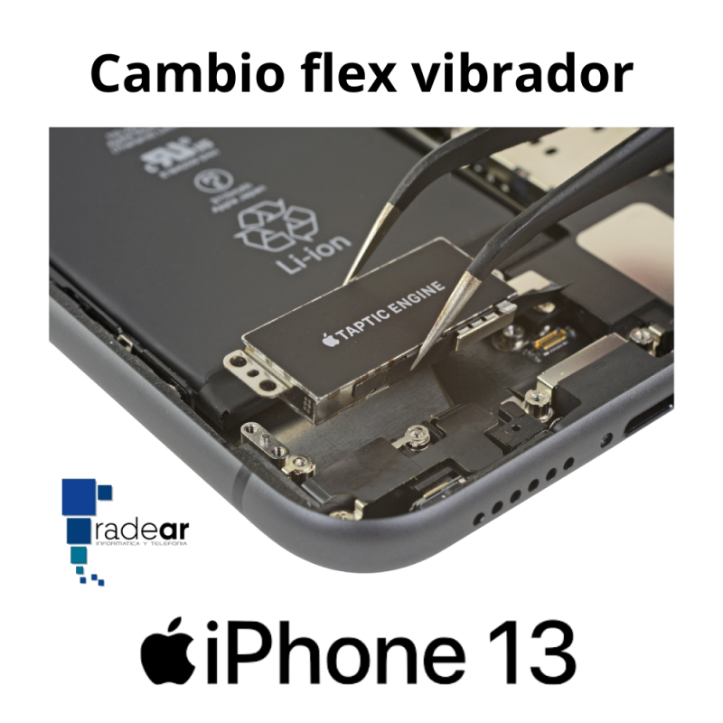 Cambio flex vibrador iPhone 13
