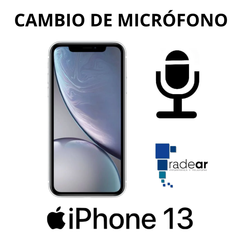 Cambio de micrófono iPhone 13