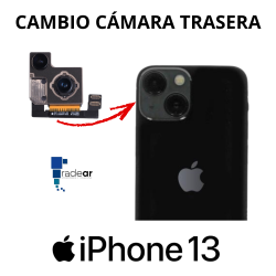 Cambio camara trasera iPhone 13