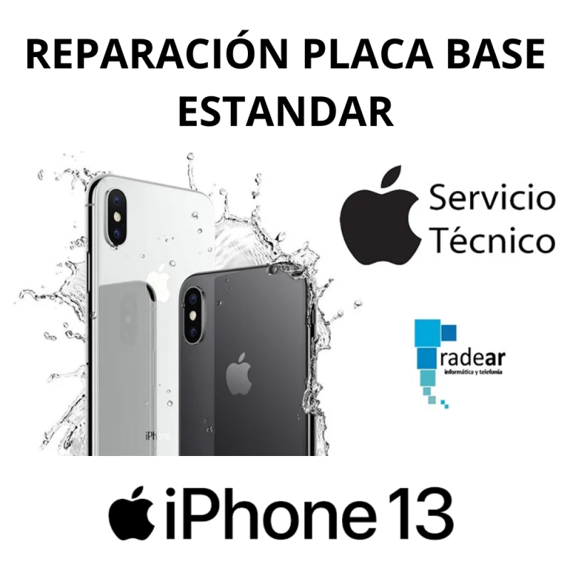 Reparación Placa base estandar iPhone 13