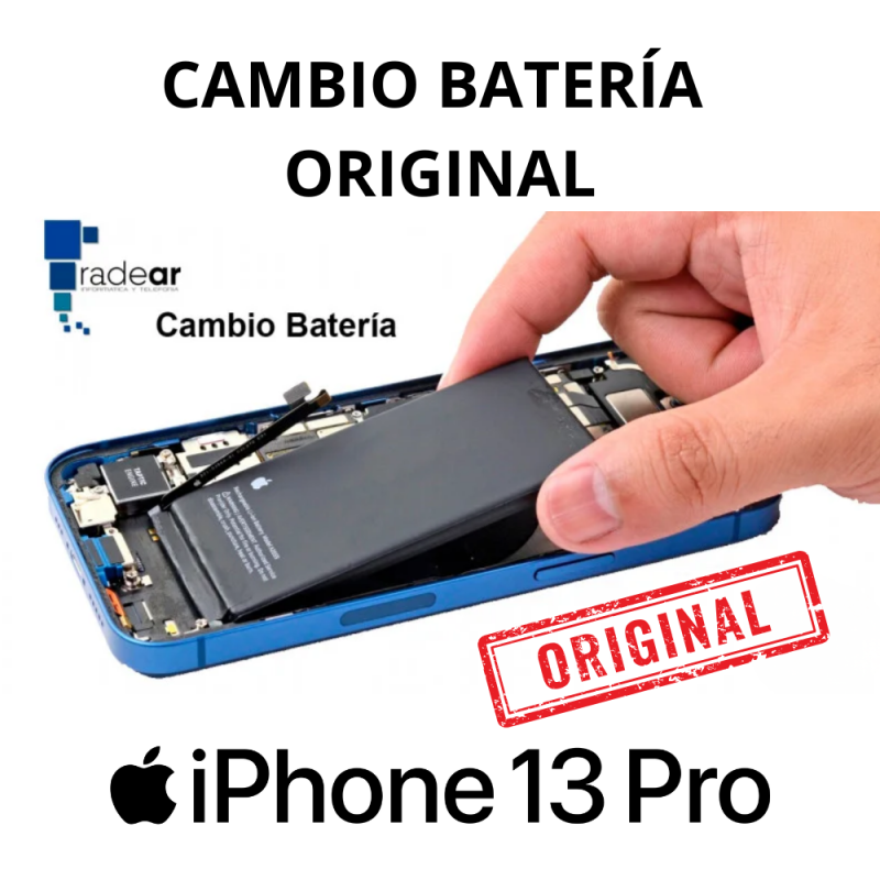 Cambio batería iPhone 13 Pro Original