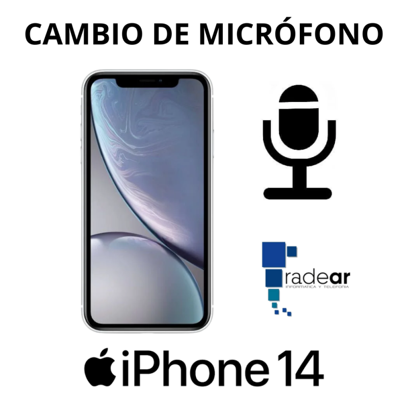 Cambio de micrófono iPhone 14