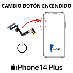Cambio boton encendido iPhone 14 Plus