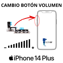 Cambio boton volumen iPhone 14 Plus