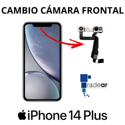 Cambio camara frontal iPhone 14 Plus