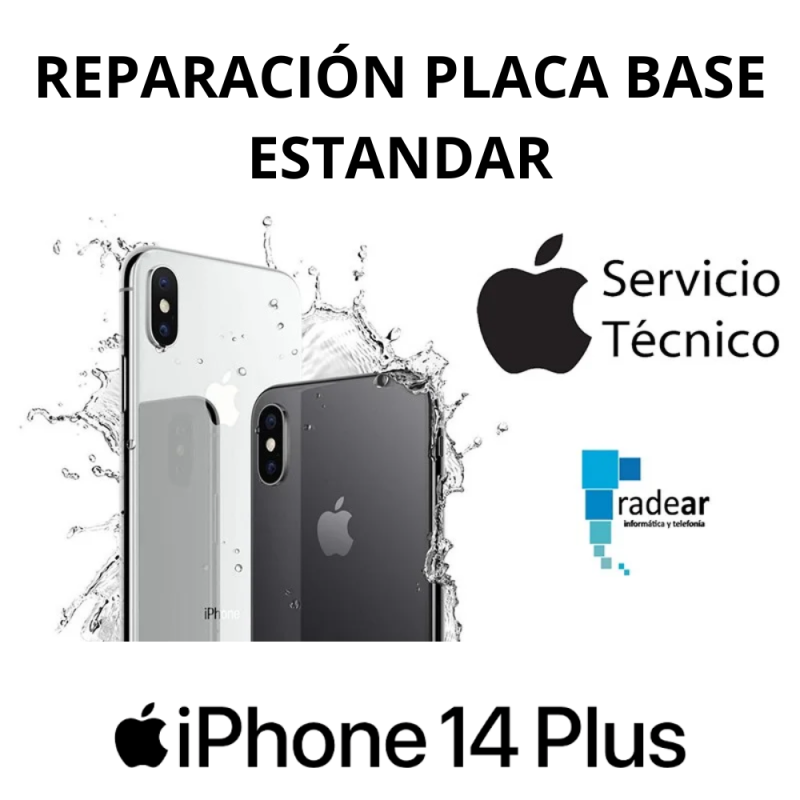 Reparación Placa base estandar iPhone 14 Plus