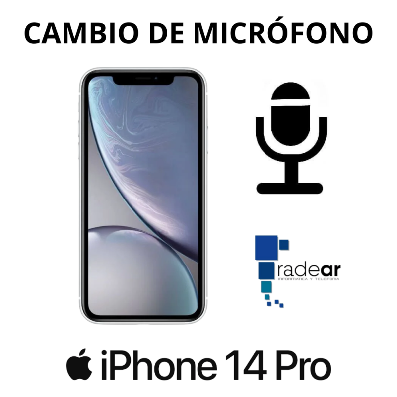 Cambio de micrófono iPhone 14 Pro