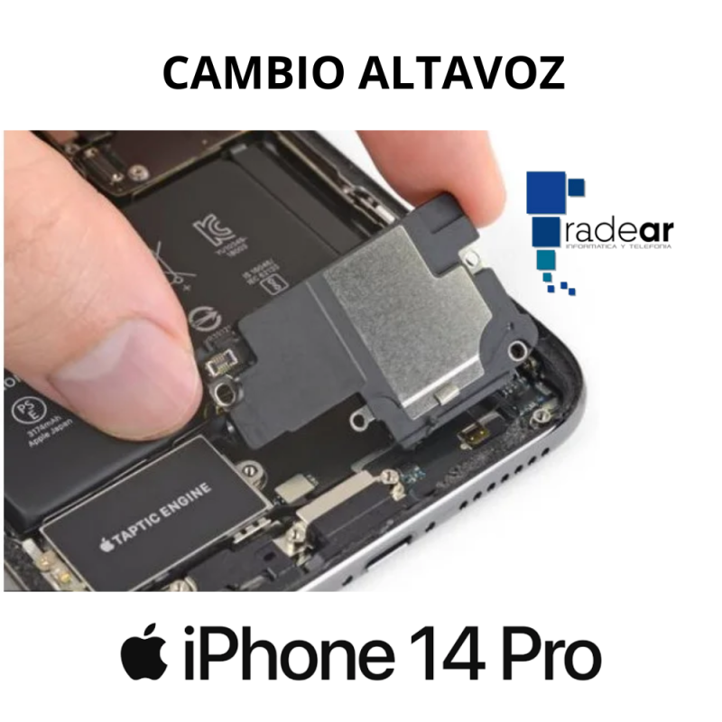 Cambio altavoz iPhone 14 Pro