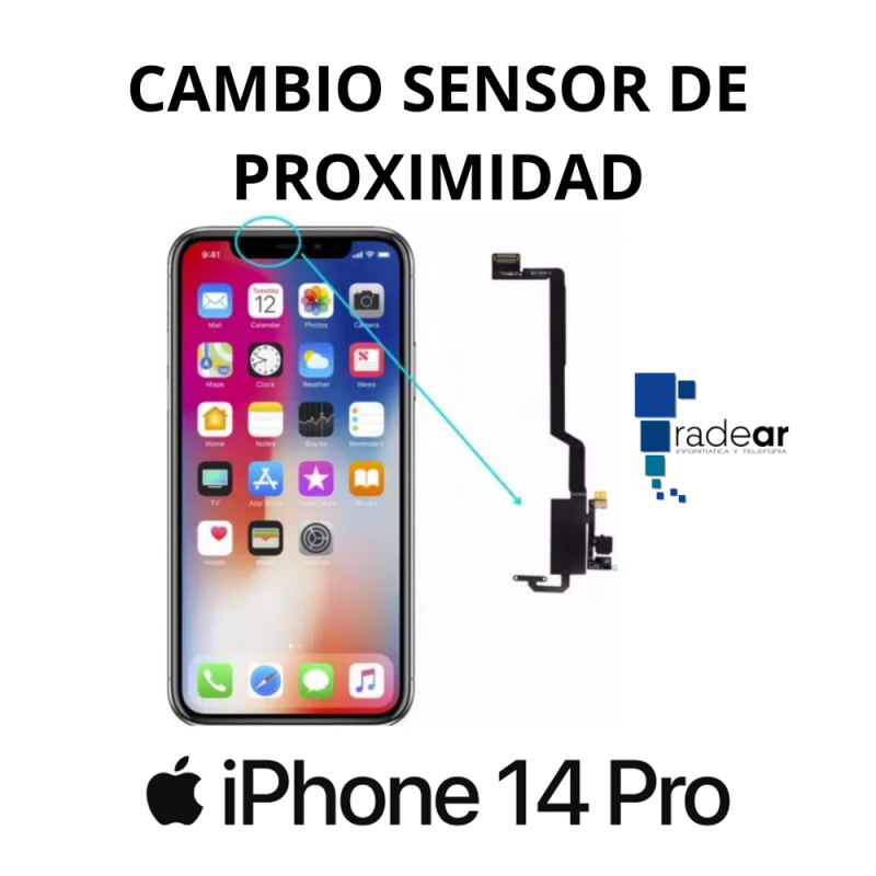 Cambio sensor de proximidad iPhone 14 Pro