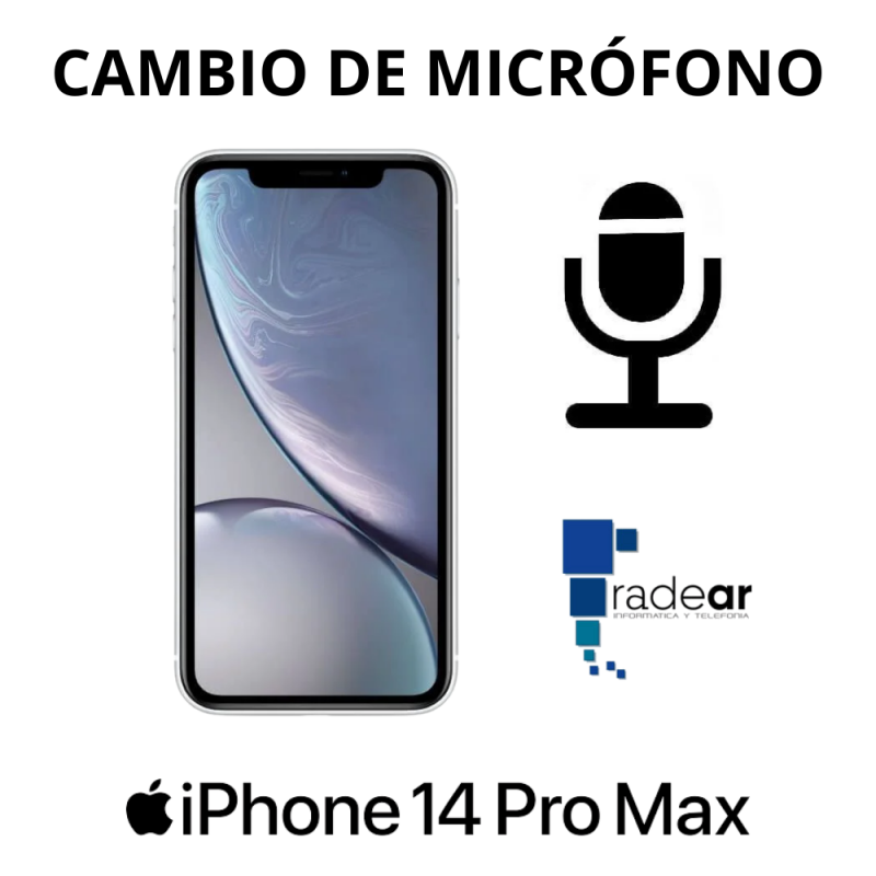 Cambio de micrófono iPhone 14 Pro Max