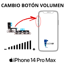 Cambio boton volumen iPhone 14 Pro Max