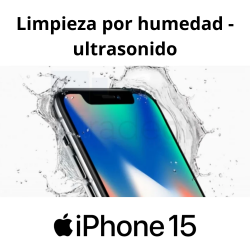 Limpieza por humedad - ultrasonido iPhone 15