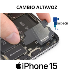 Cambio altavoz iPhone 15