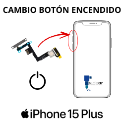 Cambio boton encendido iPhone 15 Plus