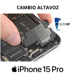 Cambio altavoz iPhone 15 Pro