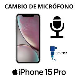 Cambio de micrófono iPhone 15 Pro