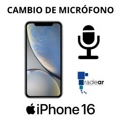 Cambio de micrófono iPhone 16