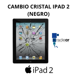 Cambio cristal iPad 2 Negro