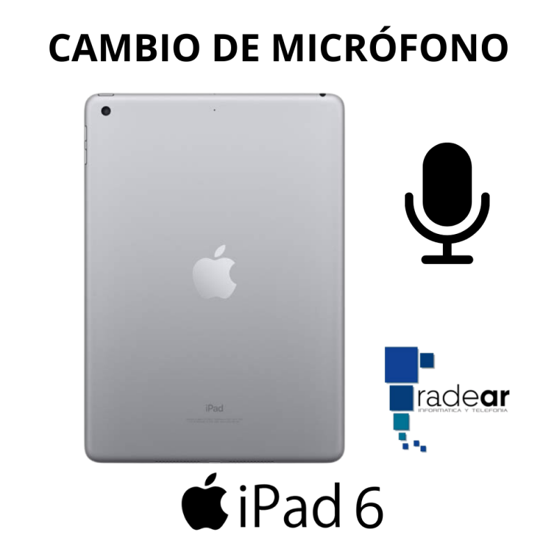 Cambio de micrófono iPad 6