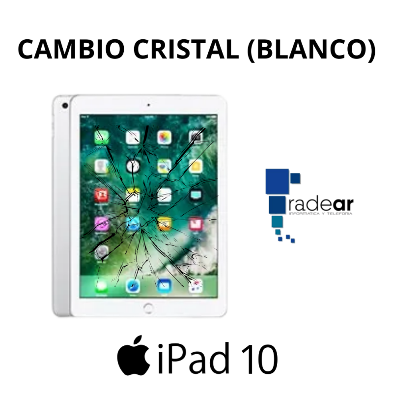 Cambio cristal iPad 10 Blanco