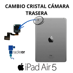 Cambio cristal cámara trasera iPad Air 5