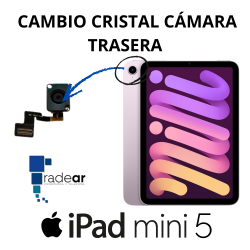 Cambio cristal cámara trasera iPad Mini 5