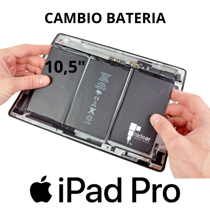 Cambio bateria iPad Pro 10,5" - 2017