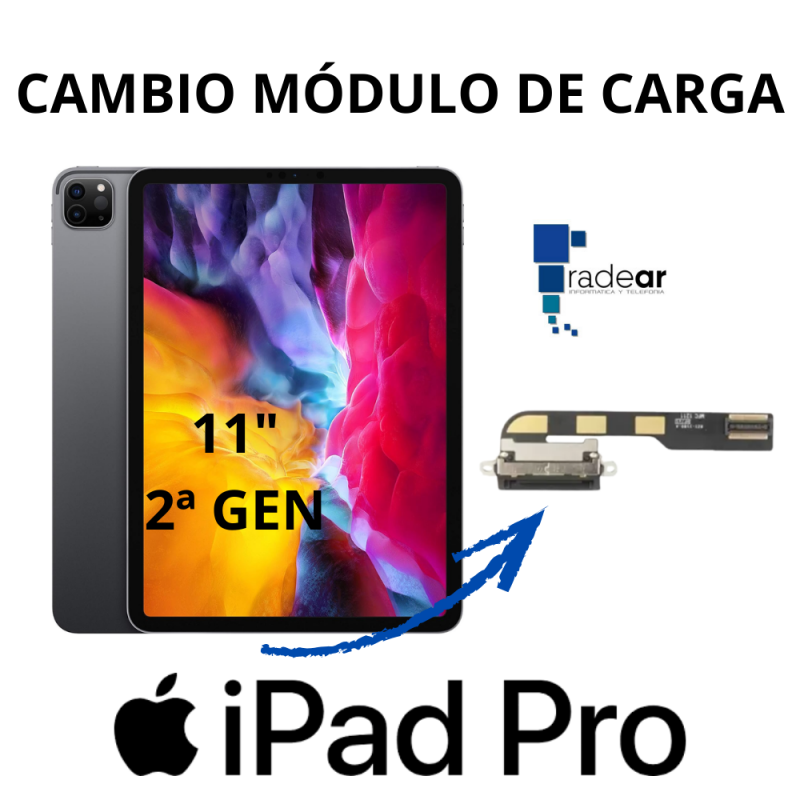 Cambio modulo de carga iPad Pro 11" - 2ª Gen. 2018