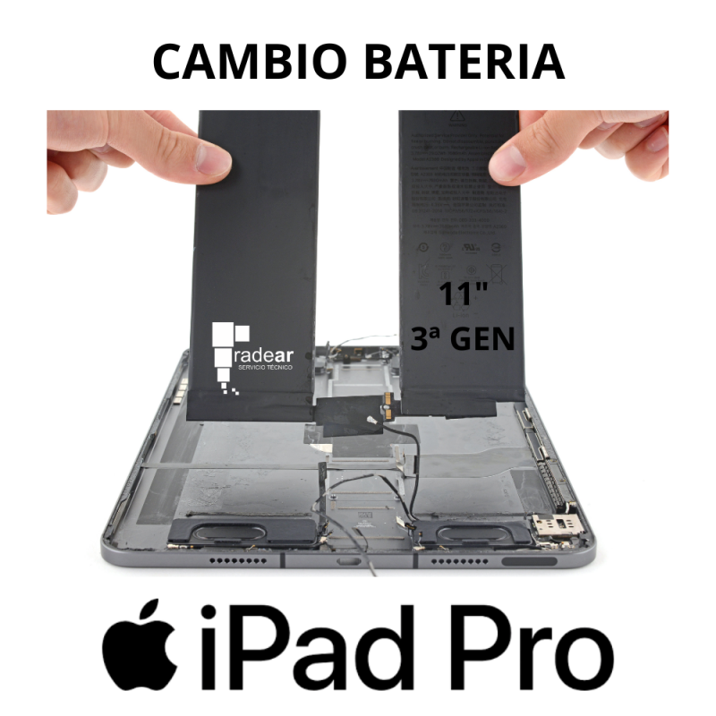 Cambio bateria iPad Pro 11 - 3ªGEN