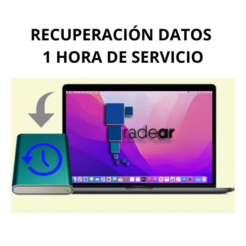 Recuperación datos - 1 Hora de servicio