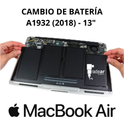 Cambio de bateria MacBook Air 13" 2018 - A1932