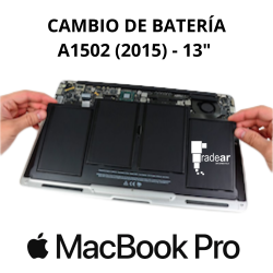 Cambio batería para MacBook Pro A1502 (2015) 13"