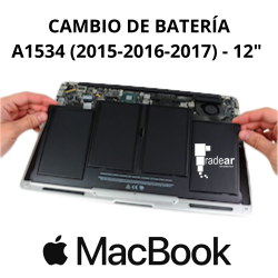Cambio de batería MacBook A1534 (2015-2016-2017) 12"