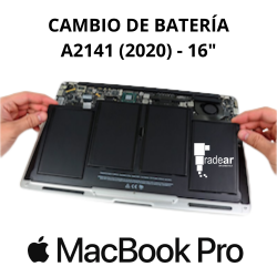 Cambio de bateria MacBook Pro A2141 (2020) 16"