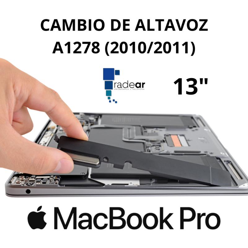 Cambio de Altavoz MacBook Pro 13" A1278 (2010-2011)