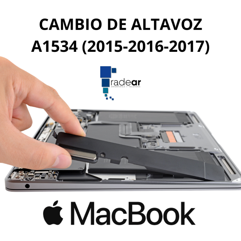 Cambio de Altavoz MacBook A1534 (2015-2016-2017)