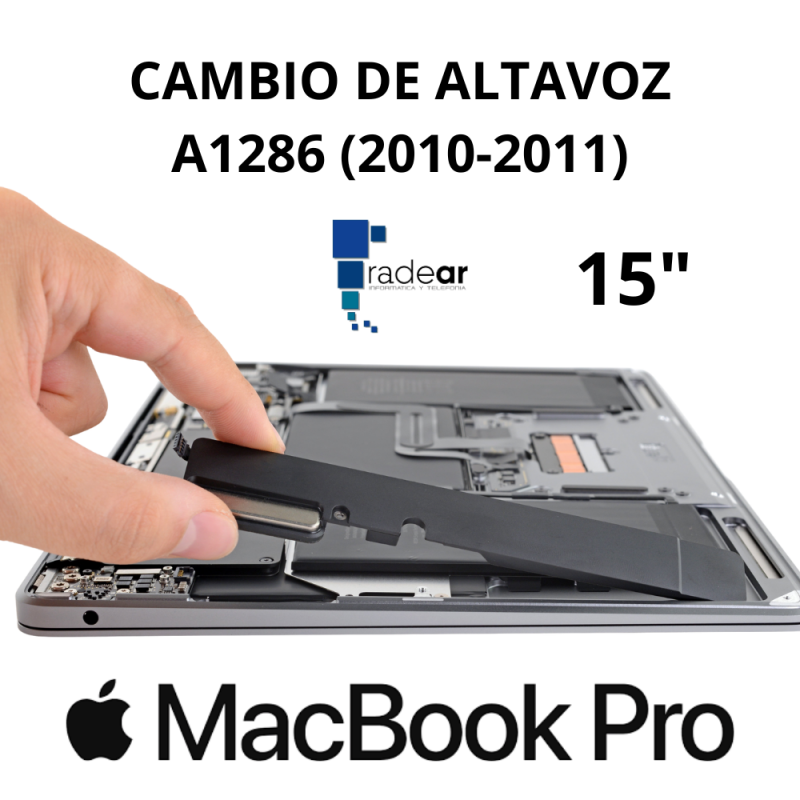 Cambio de Altavoz MacBook Pro A1286 (2010-2011) 15"