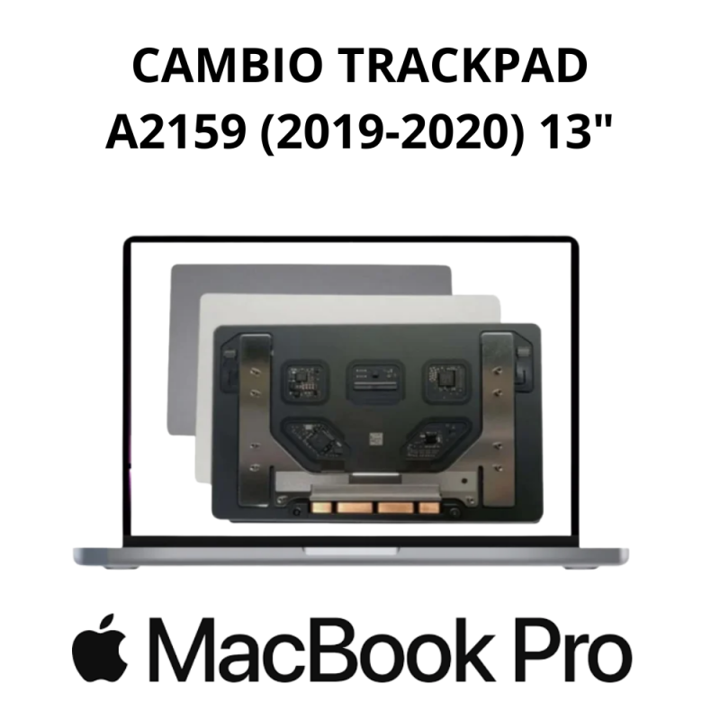 Reemplazo TrackPad MacBook Pro A2159 (2019-2020) 13"