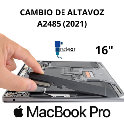 Cambio de Altavoz MacBook Pro A2485 (2021) 16"